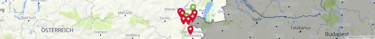 Kartenansicht für Apotheken-Notdienste in der Nähe von Marz (Mattersburg, Burgenland)